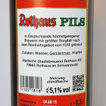 Rothaus Pils Gluten Test